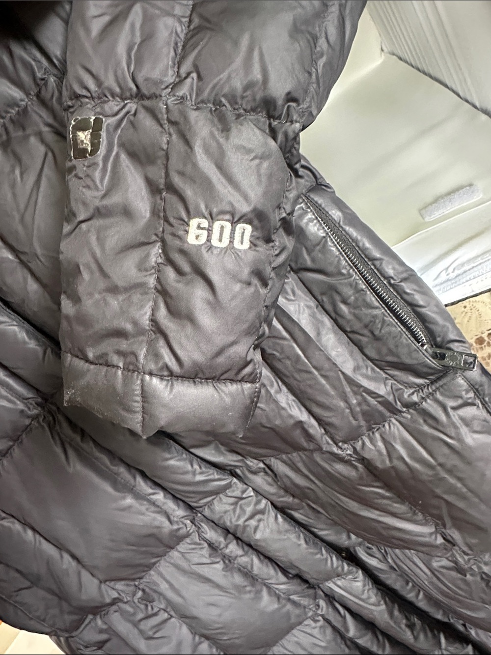 The North Face Womens Black Metropolis Parka Long Puffer Coat Retired 600 down S - Picture 4 of 12
